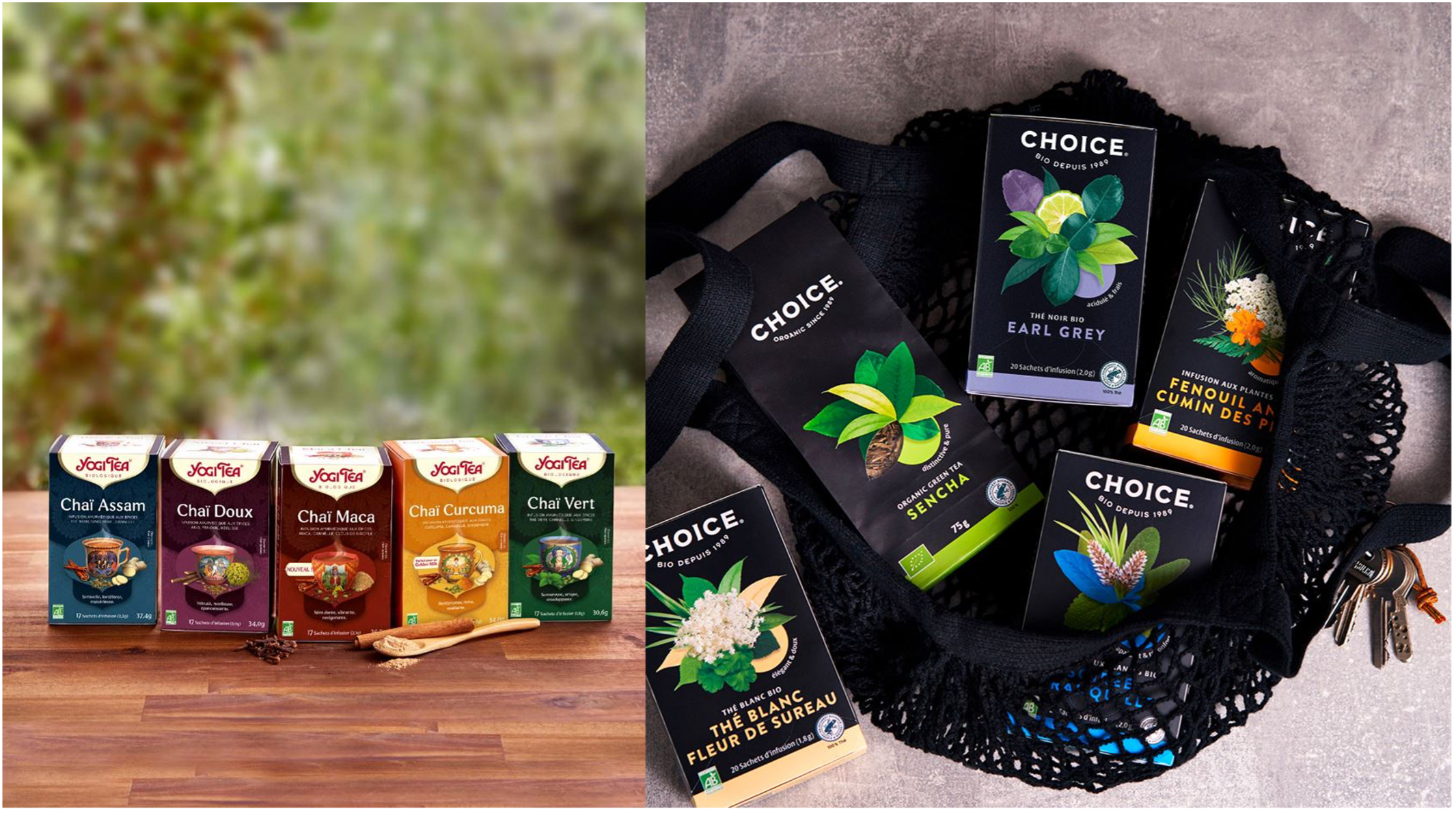 Tea et choice produits